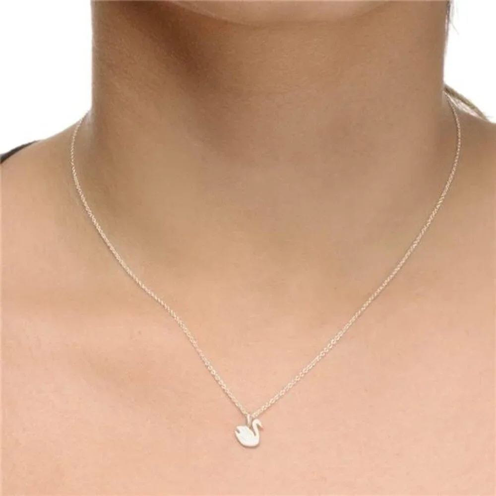 Swan Pendant Necklace – “Graceful” Strength & Elegance Jewelry Minimalist